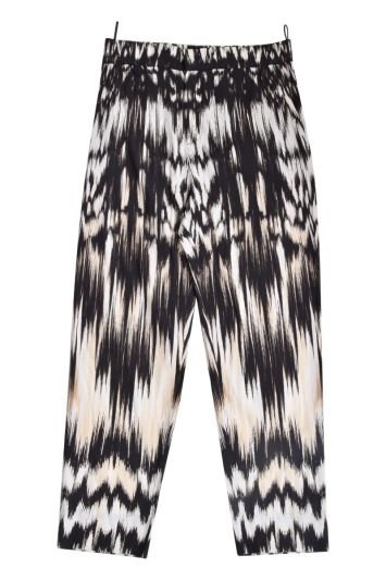 Roberto Cavalli Abstract Silk Pants