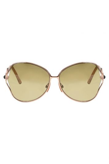 Roberto Cavalli Brown Snake Sunglasses