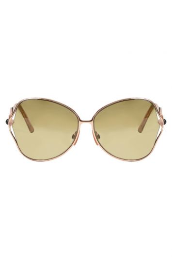 Roberto Cavalli Brown Snake Sunglasses