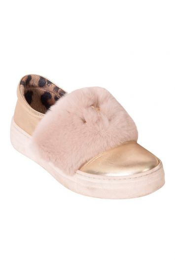 Roberto Cavalli Fur Sneakers