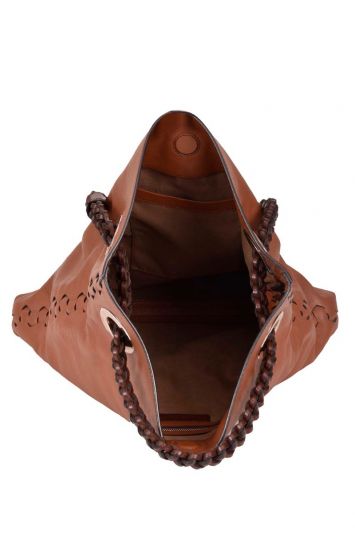 Roberto Cavalli Leather Tote Bag