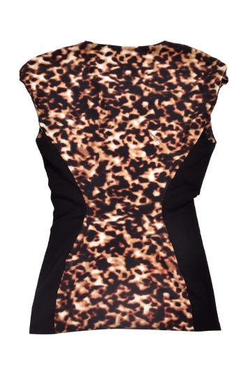 Roberto Cavalli leopard print top