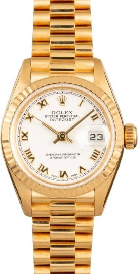 ROLEX LADY DATEJUST OYSTER WATCH