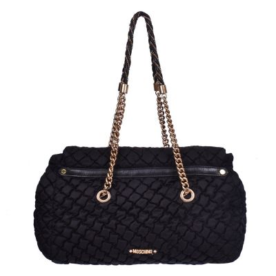 MOSCHINO QUILTED TECHNO FABRIC BAG