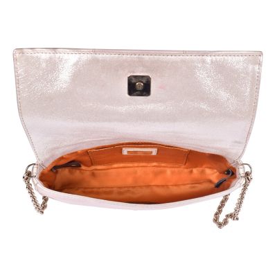 FENDI METALLIC LUREX ZUCCA MIA POCHETTE