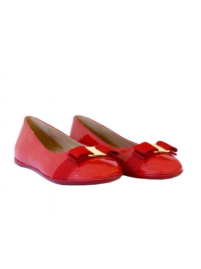 SALVATORE FERRAGAMO VARINA MINI BALLERINAS RT64-102