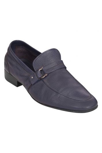 Salvatore Ferragamo Adam Gancini  Leather Loafers