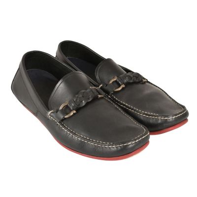 SALVATORE FERRAGAMO BRAIDED GANCINI BIT LOAFERS