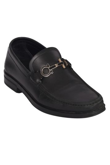 Salvatore Ferragamo Chris Horse-Bit Leather Loafers