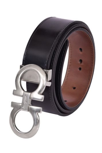 Salvatore Ferragamo Double Gancini Reversible Belt