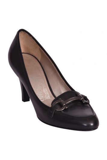 Salvatore Ferragamo Gancini Pointed Toe Pumps