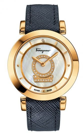 SALVATORE FERRAGAMO MINUETTOGOLD DIAMOND WATCH