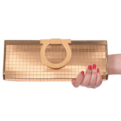 SALVATORE FERRAGAMO MIRROR CLUTCH