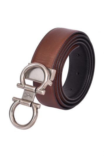 Salvatore Ferragamo Reversible Gancini Belt