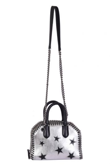 Stella Mc Cartney Silver Falabella Star Shoulder Bag