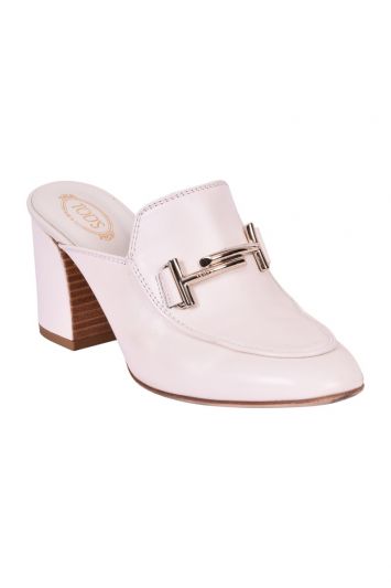 Tod’s Double T Backless Heels