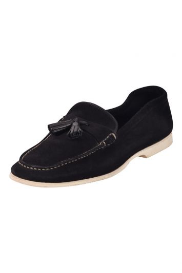 Tom Ford Black Fringe Loafers