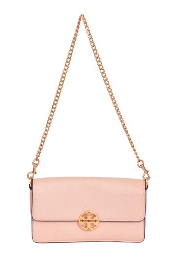 Tory Burch Chelsea Leather Pink Crossbody Bag