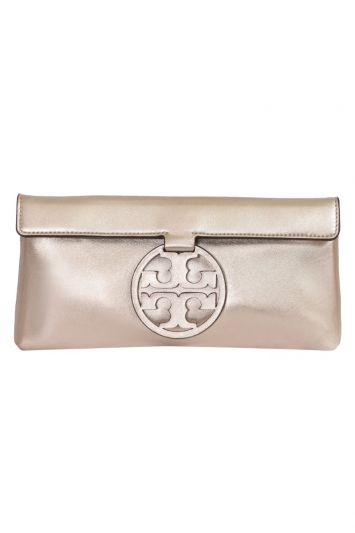 Tory Burch Miller Metallic Clutch RT142-10