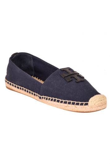 Tory Burch Navy Weston Flat Espadrilles