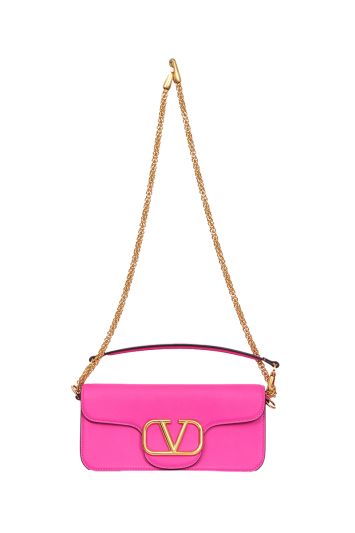 Valentino Garavani Pink Loco Shoulder Bag