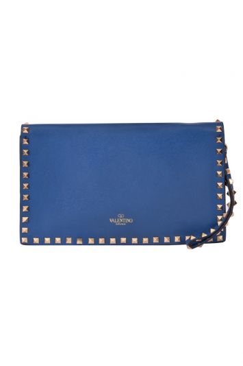 Valentino Garavani Rockstud Flap Clutch