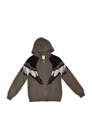 Valentino Owl Knitted Hoodie