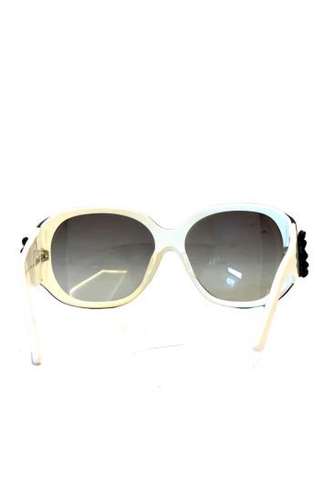 VERSACE BLACK/WHITE WOMEN DIAMANTE SUNGLASSES