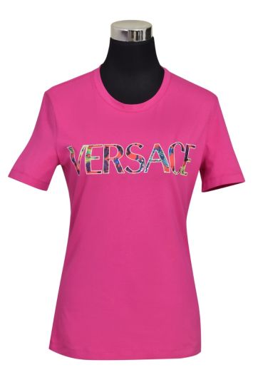 Versace Fuschia Logo T-Shirt