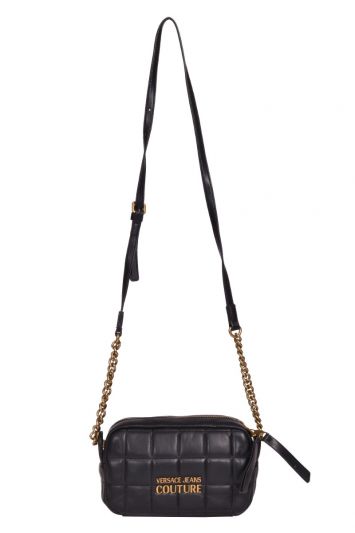 Versace Jeans Couture Quilted Logo Plaque Crossbody Bag
