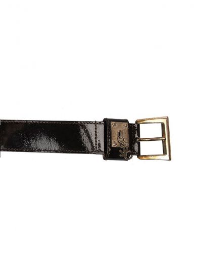 VERSACE JEANS COUTURE (VJC) BROWN MONOGRAM VJC BELT