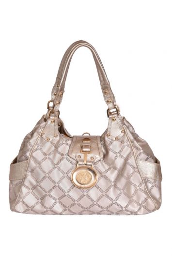 Versace MadonnaGrey Jacquard Bag