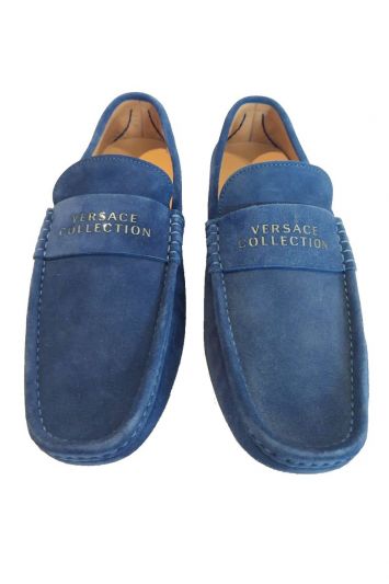 VERSACE SUEDE LOAFERS