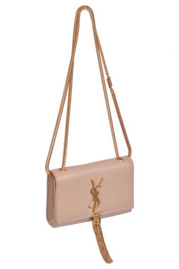 YSL Kate Leather Beige Crossbody Bag