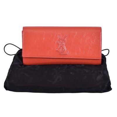SAINT LAURENT GOATSKIN SMALL BELLE DE JOUR CLUTCH