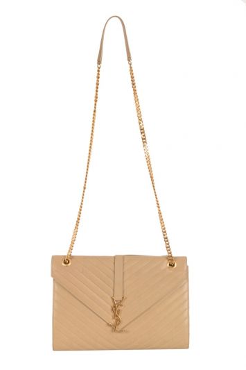 YVES SAINT LAURENT ENVELOPPE SHOULDER BAG