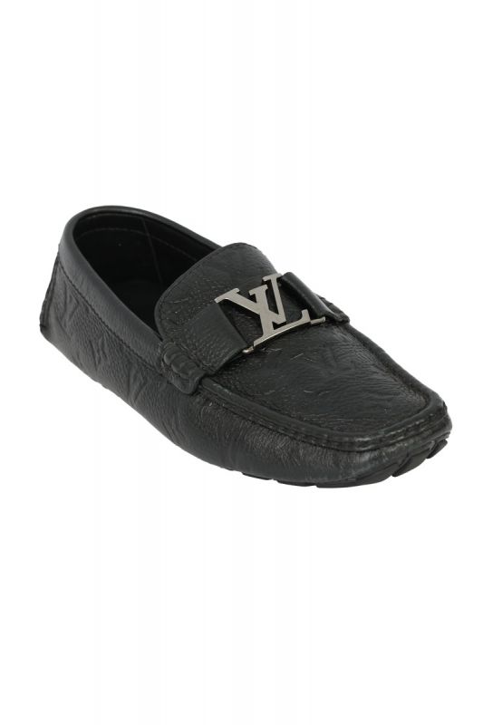LOUIS VUITTON SIZE 7/ EU – 41.5BLACK MONTE CARLO LOAFERS