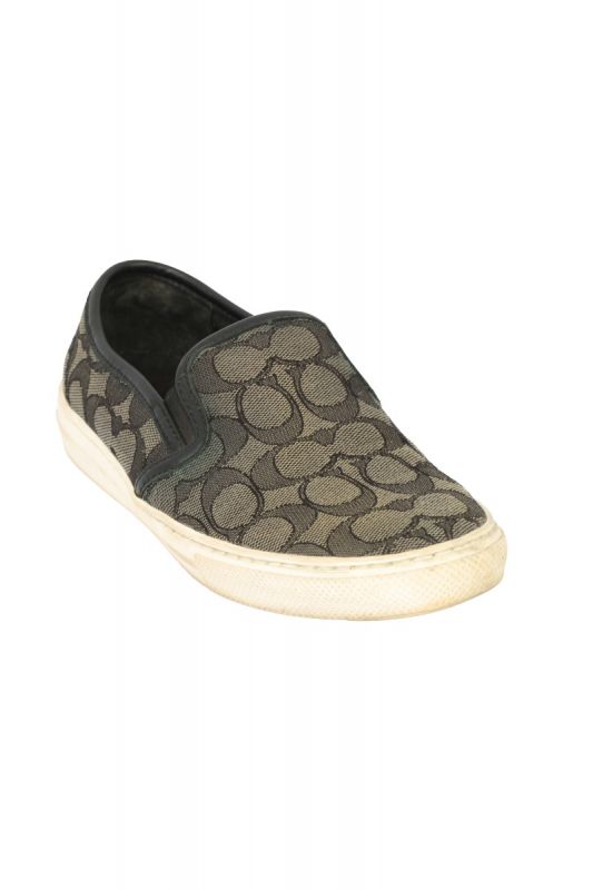 COACH SIZE EU – 36.5JACQUARD SLIP ON LOAFERS