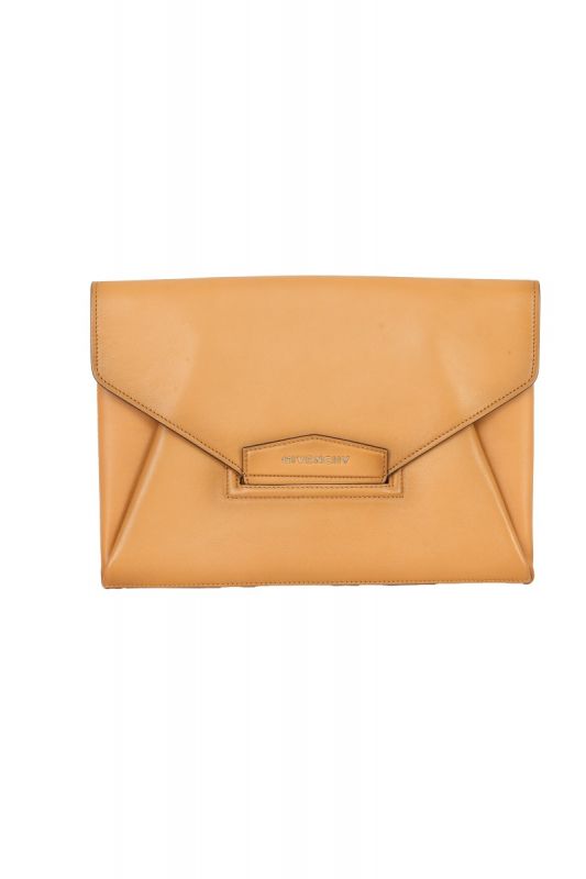 GIVENCHY BROWN ANTIGONA ENVELOP CLUTCH