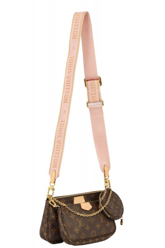 LOUIS VUITTON BROWN MULTI POCHETTE MONOGRAM BAG 