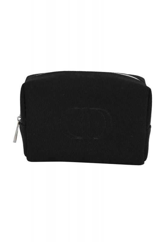 CHRISTIAN DIOR BLACK BEAUTY BAG MAKEUP POUCH