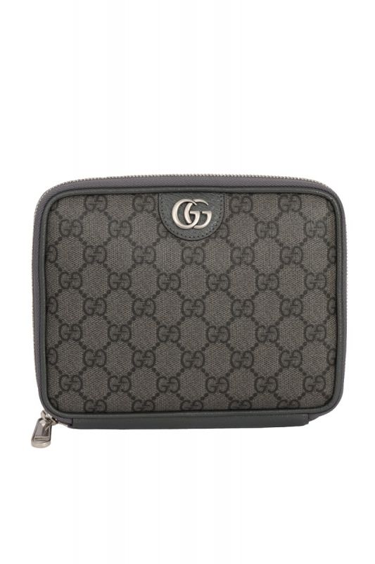 GUCCI SMALL OPHIDIA SUPREME CANVAS TOILETRY CASE