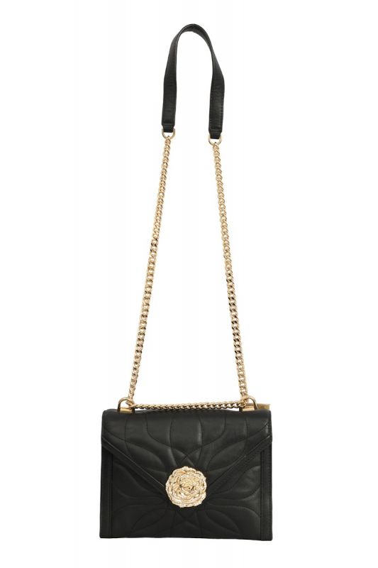 MICHAEL KORS PETAL QUILTED LEATHER CONVERTIBLE SHOULDER BAG 