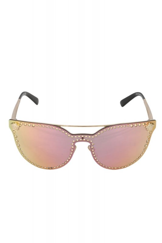 VERSACE  CAT – EYE GOLD MEDUSA SUNGLASSES