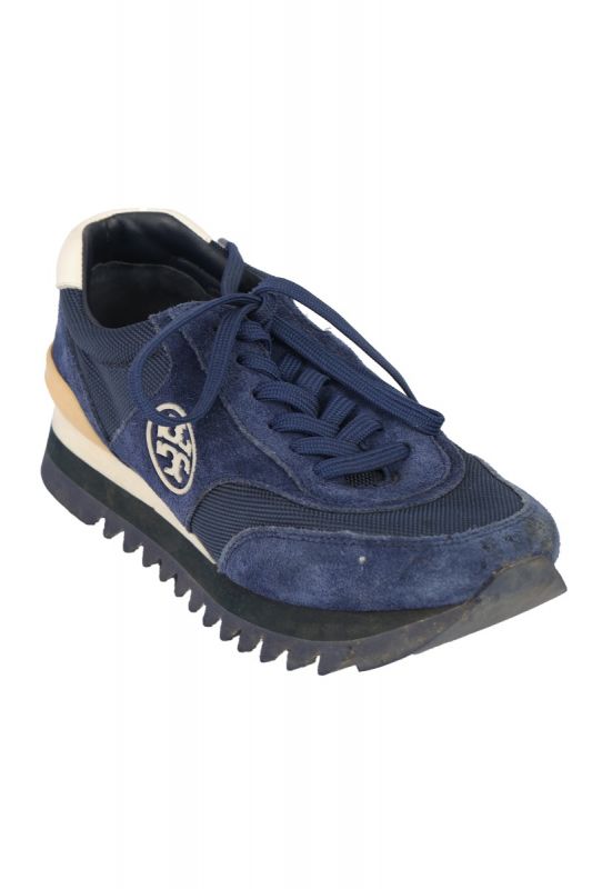 TORY BURCH SIZE EU 39.5 VINTAGE NYLON SNEAKERS 