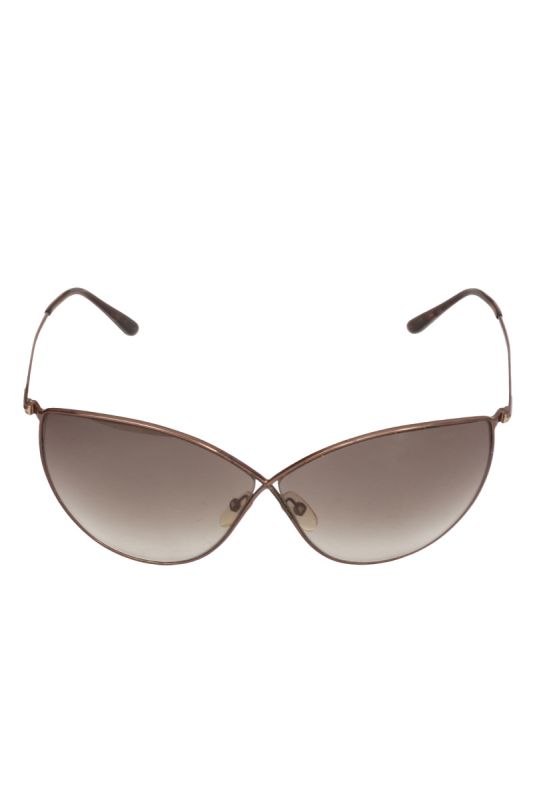 TOM FORD TF251 BRONZE METAL FRAME EVELYN SUNGLASSES