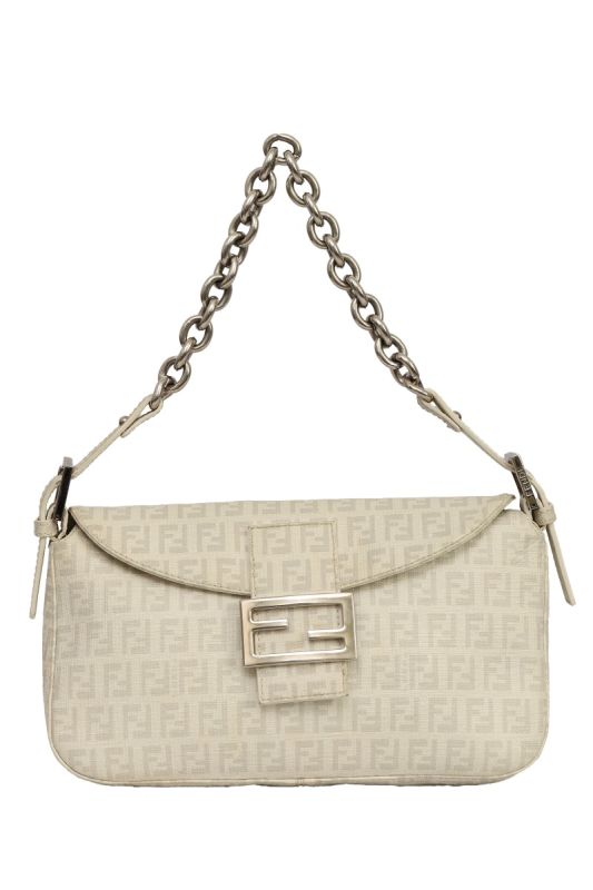 FENDI MONOGRAM MAMA BAGUETTE SHOULDER BAG 