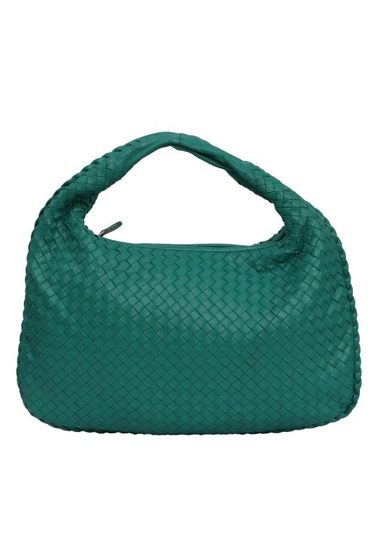 BOTTEGA VENETA INTRECCIATO WOVEN LEATHER BAG