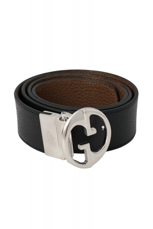 GUCCI SIZE-95 CM/38 INCHES INTERLOCKING GG  REVERSIBLE  BELT