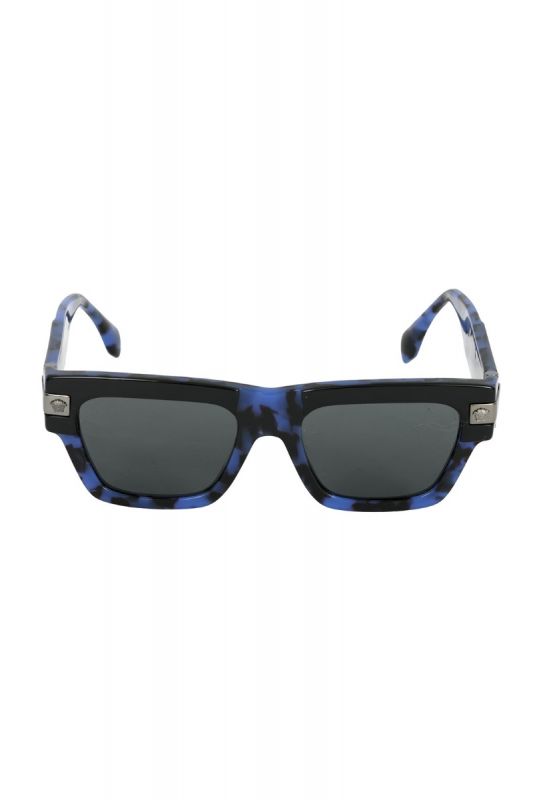 VERSACE MEN UV PROTECTED GREY LENS RECTANGLE SUNGLASSES